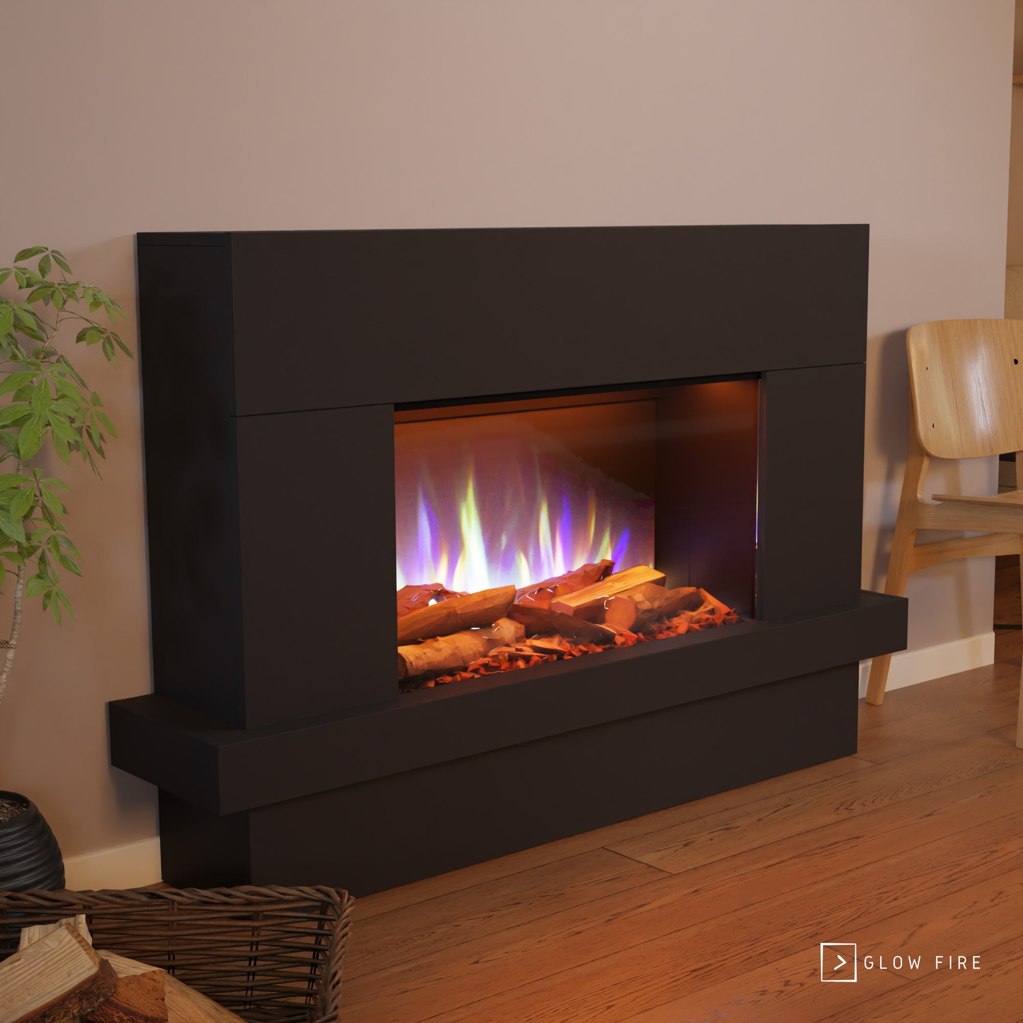 Glow Fire PR9 Elektrokamin E-Motion 3D