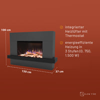 Glow Fire PR9 Elektrokamin E-Motion 3D