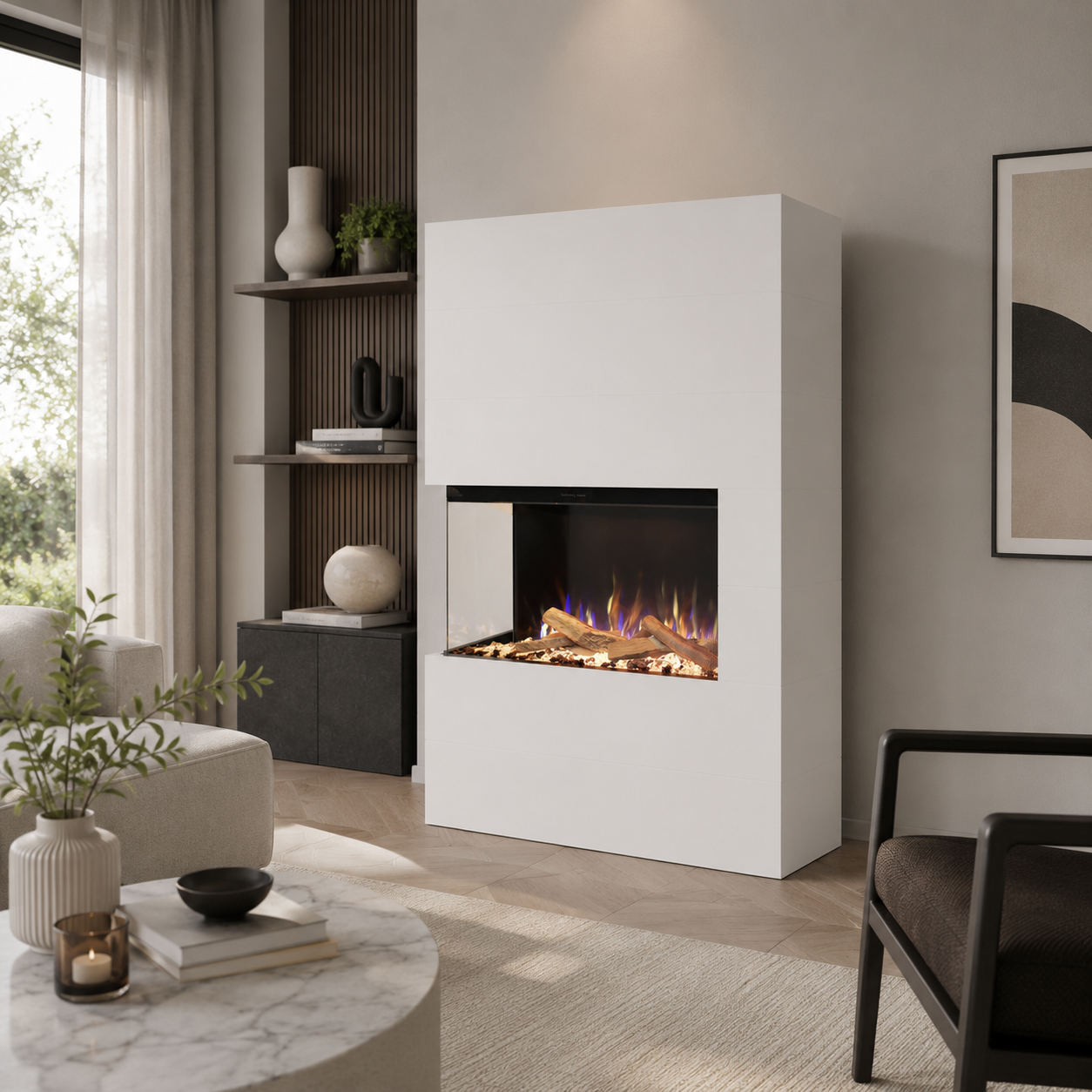 Cheminée électrique Glow Fire Portia E-Motion 3D