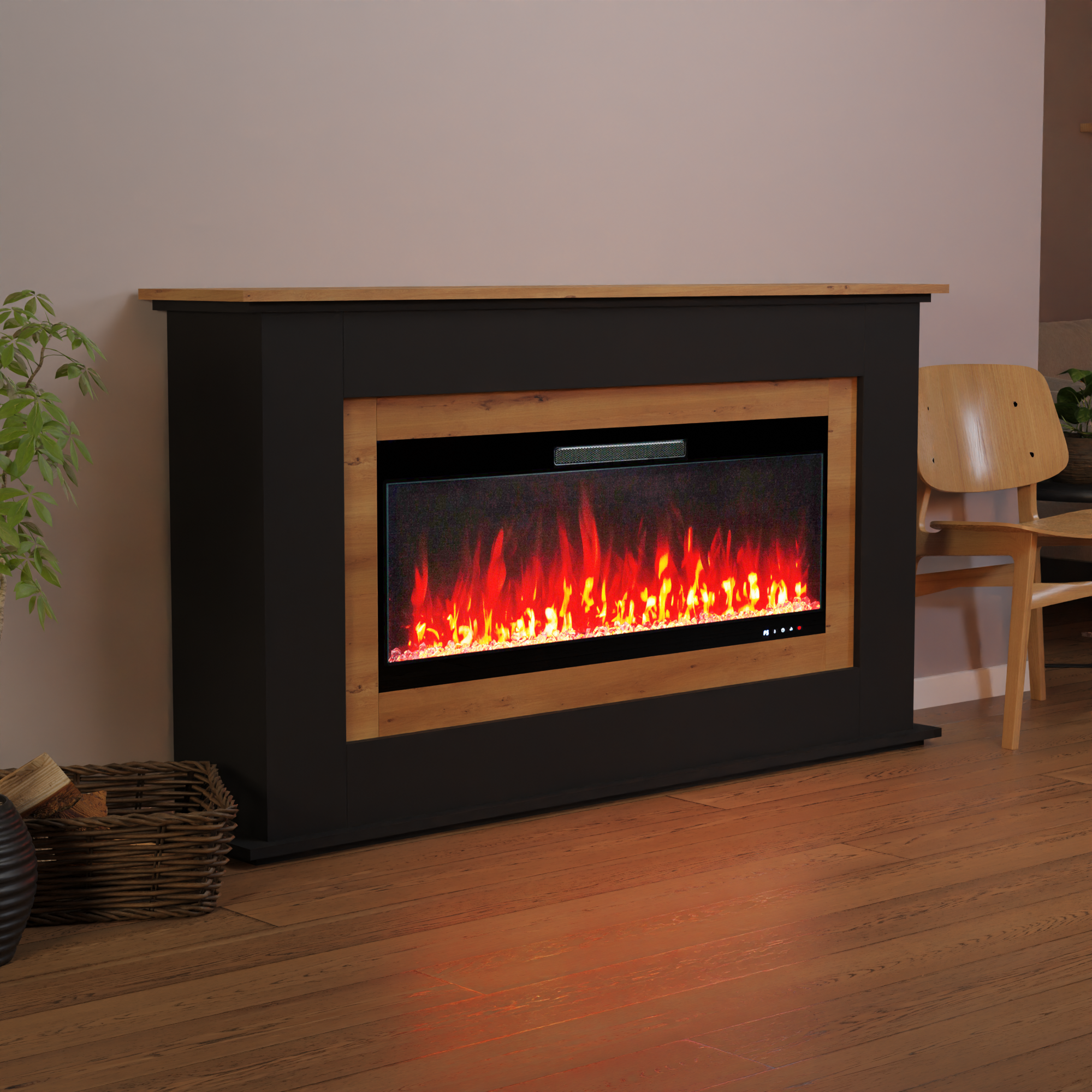 Glow Fire Rhea Oak Elektrokamin