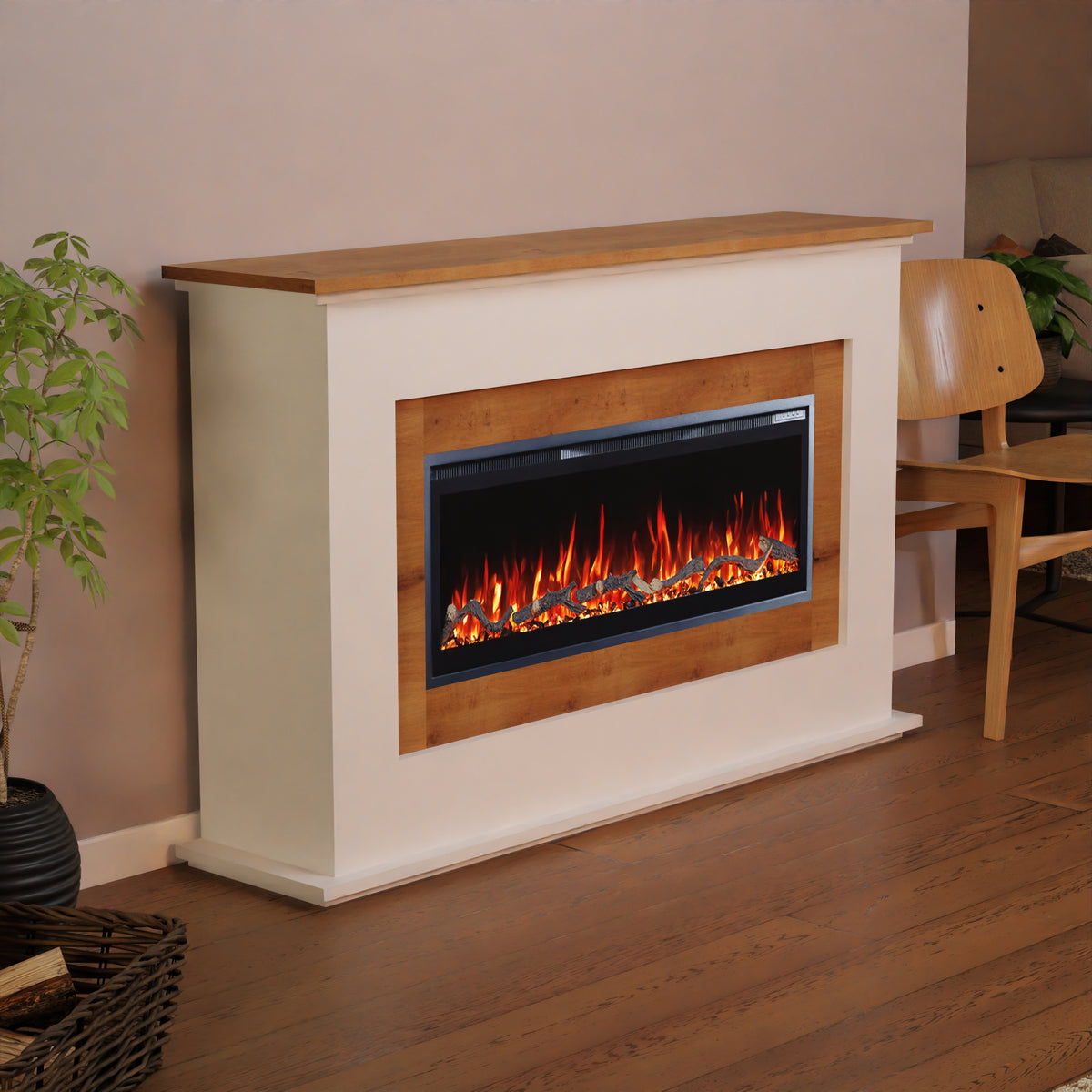 Glow Fire Rhea Oak Elektrokamin