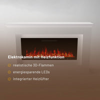 Glow Fire Rhea Weiß Elektrokamin