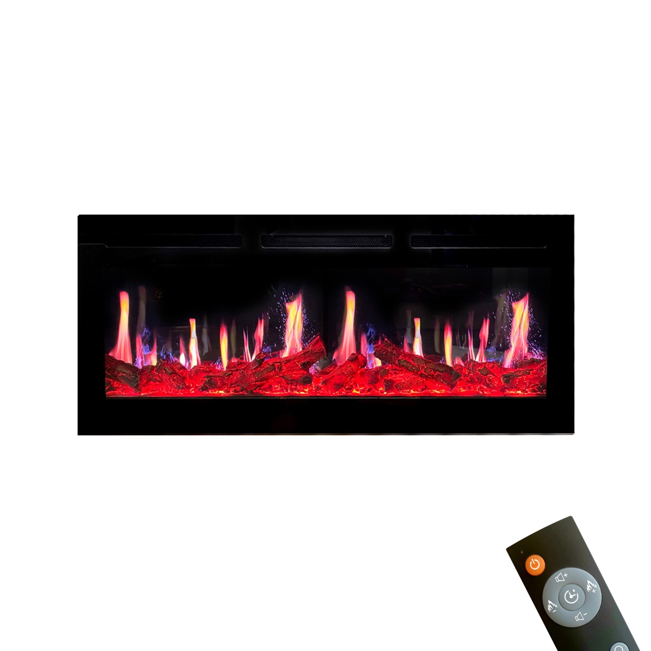 Glow Fire SCM Schwarz Elektrokamin 