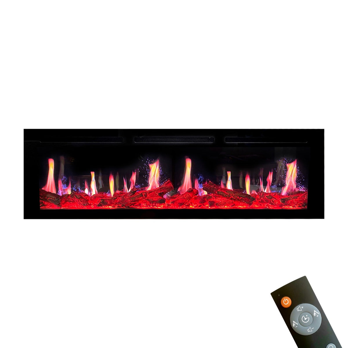 Glow Fire SCM Schwarz Elektrokamin 
