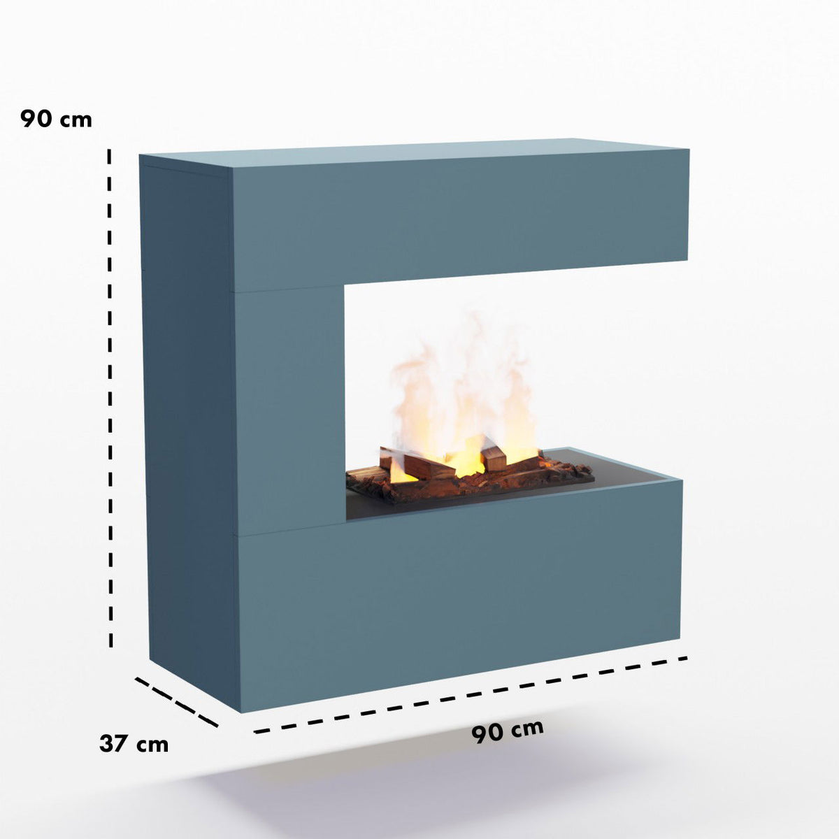 Glow Fire Schiller Wall Multicolor Elektrokamin mit Wasserdampf