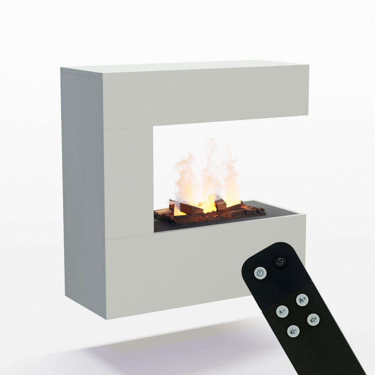 Glow Fire Schiller Wall Multicolor Elektrokamin mit Wasserdampf