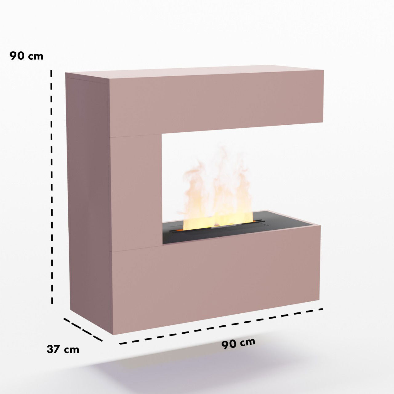 Glow Fire Schiller Wall Multicolor Elektrokamin mit Wasserdampf