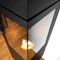 Glow Fire Mora Ethanol Kamin Schwarz