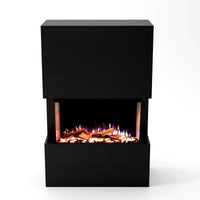 Glow Fire Portia Schwarz Elektrokamin