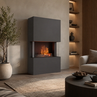 Cheminée électrique Glow Fire Tucholsky, séparateur de pièce