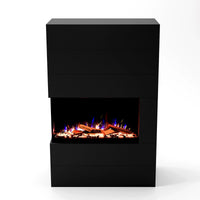 Glow Fire Portia Schwarz Elektrokamin