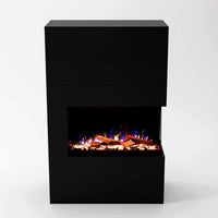 Glow Fire Portia Schwarz Elektrokamin