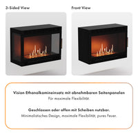 Glow Fire Vision 700 insert de cheminée à l’éthanol