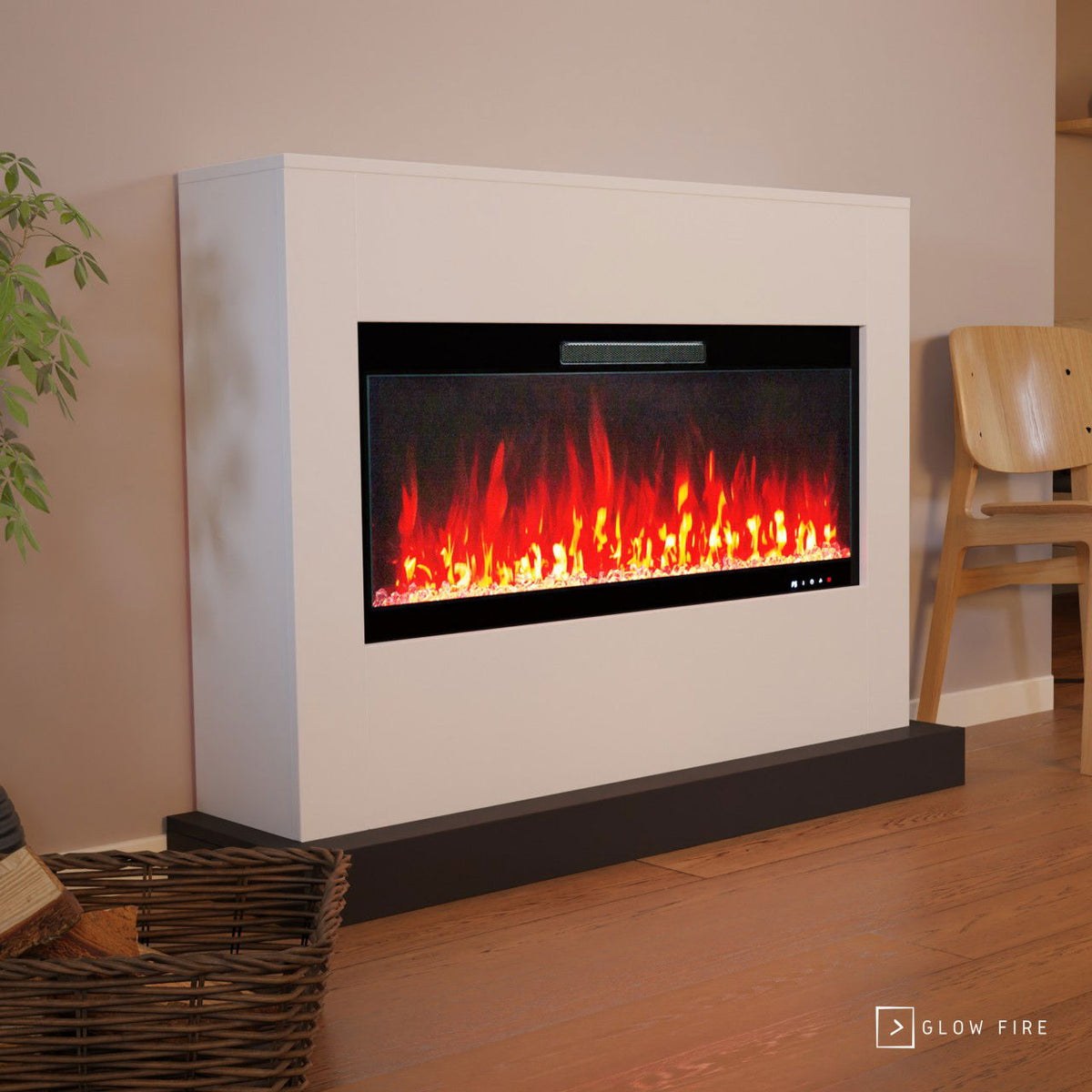 Glow Fire Zeus Weiß Elektrokamin
