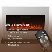 Glow Fire Zeus Weiß Elektrokamin