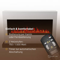 Glow Fire Zeus Weiß Elektrokamin