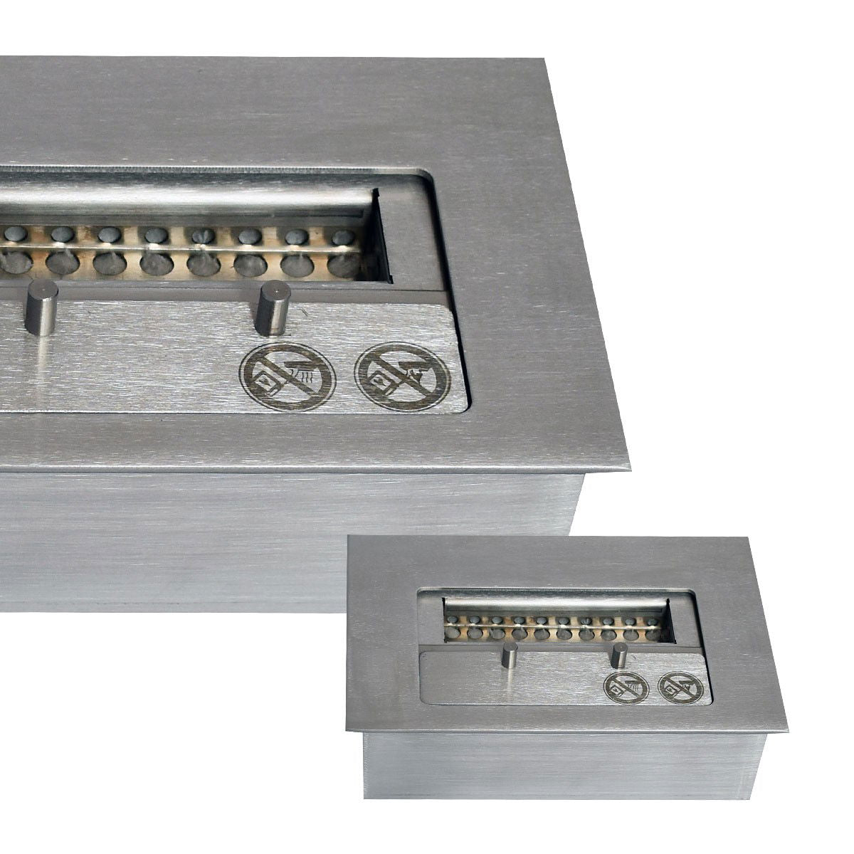 Glow Fire BIO Burner 24 Ethanolbrenner Silber