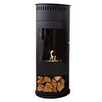 Glow Fire Bergen Ethanol Kamin Schwarz