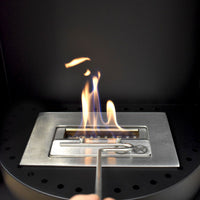 Glow Fire Bergen Ethanol Kamin Schwarz