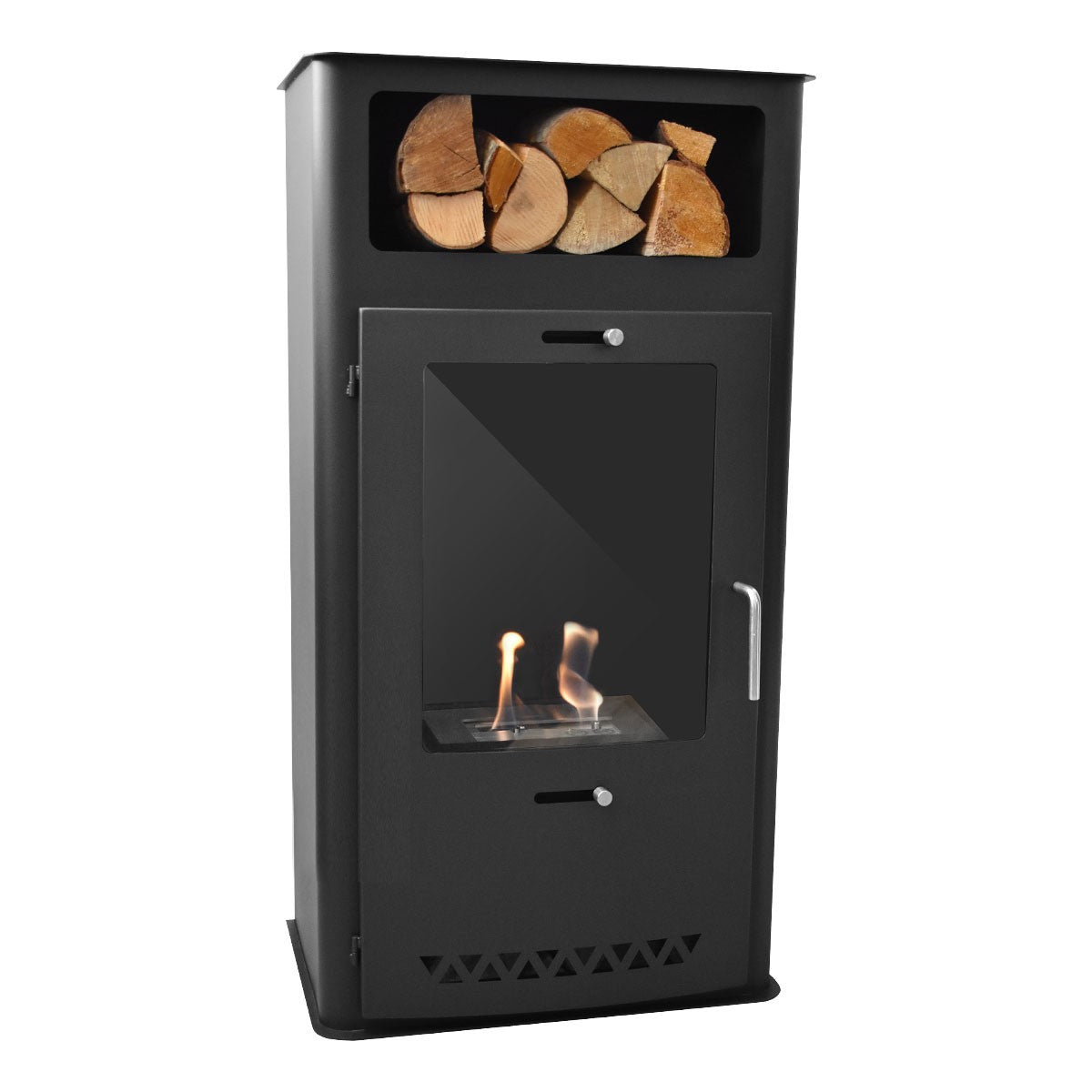 Glow Fire Oslo Ethanol Kamin Schwarz