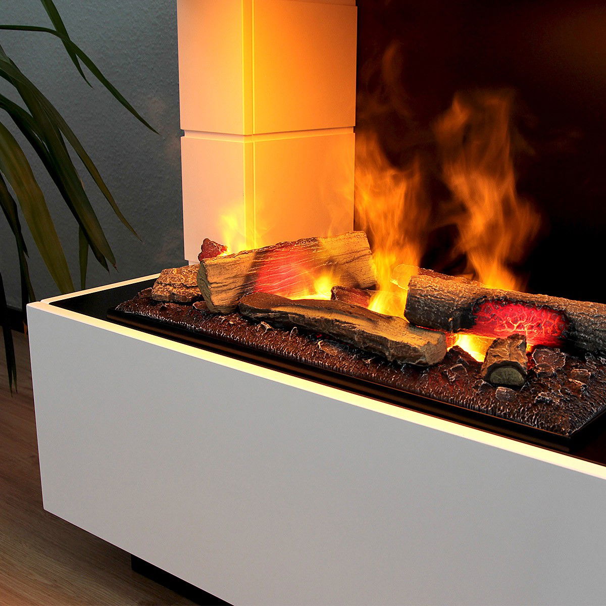 Glow Fire Kleist Weiß Elektrokamin mit Wasserdampf