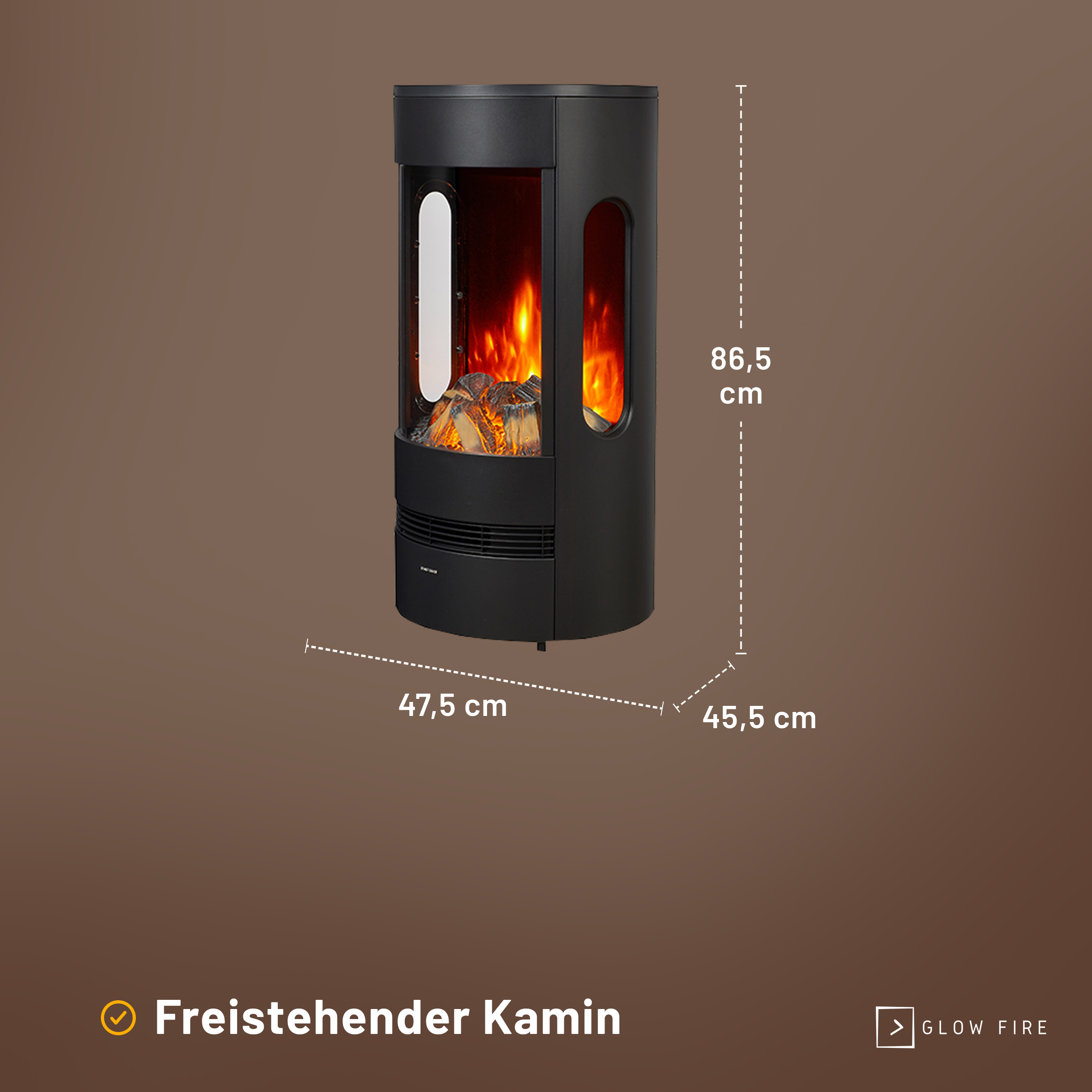 Glow Fire Lumen Elektrokaminofen