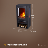 Poêle-cheminée électrique Glow Fire Ember