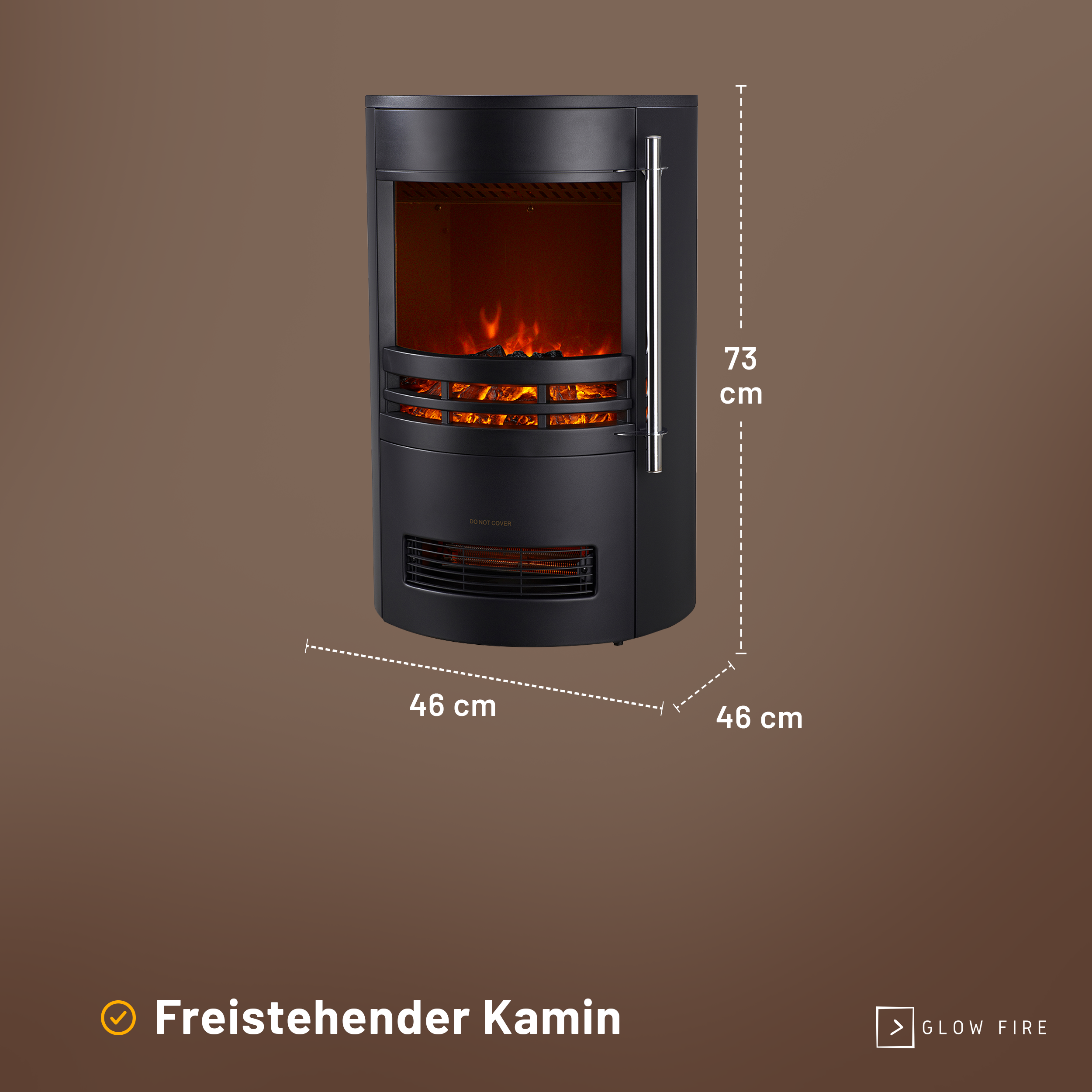 Glow Fire Focus Elektrokaminofen