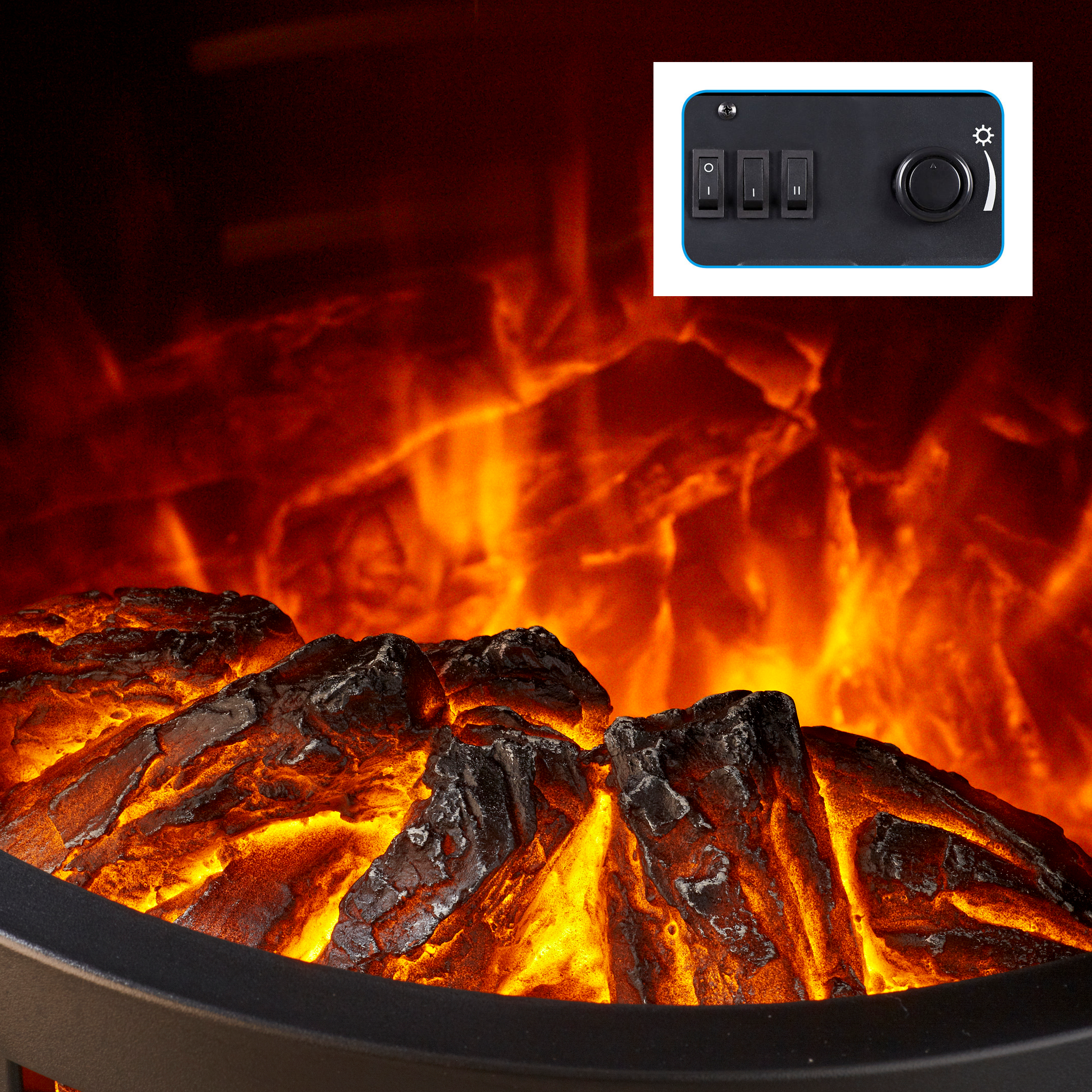 Glow Fire Focus Elektrokaminofen