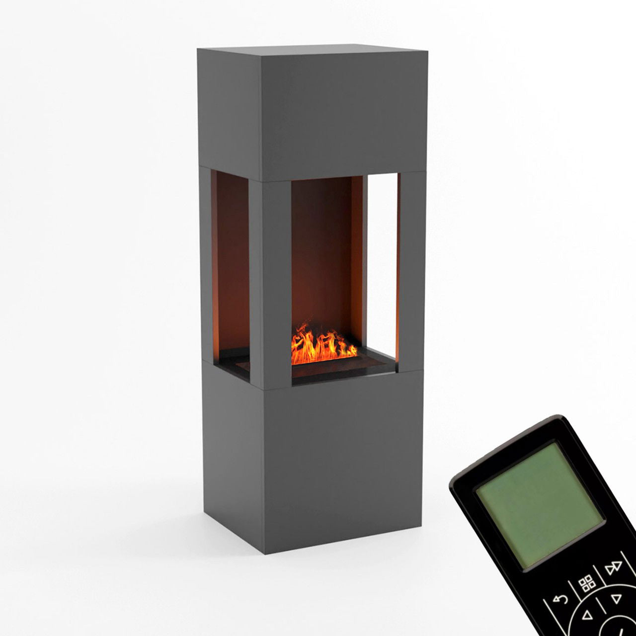 Glow Fire Böll Grau Elektrokamin mit Wasserdampf