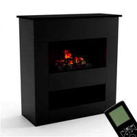 Glow Fire Brecht Elektrokamin Opti-Myst Cassette 500 mit Holzdekoration