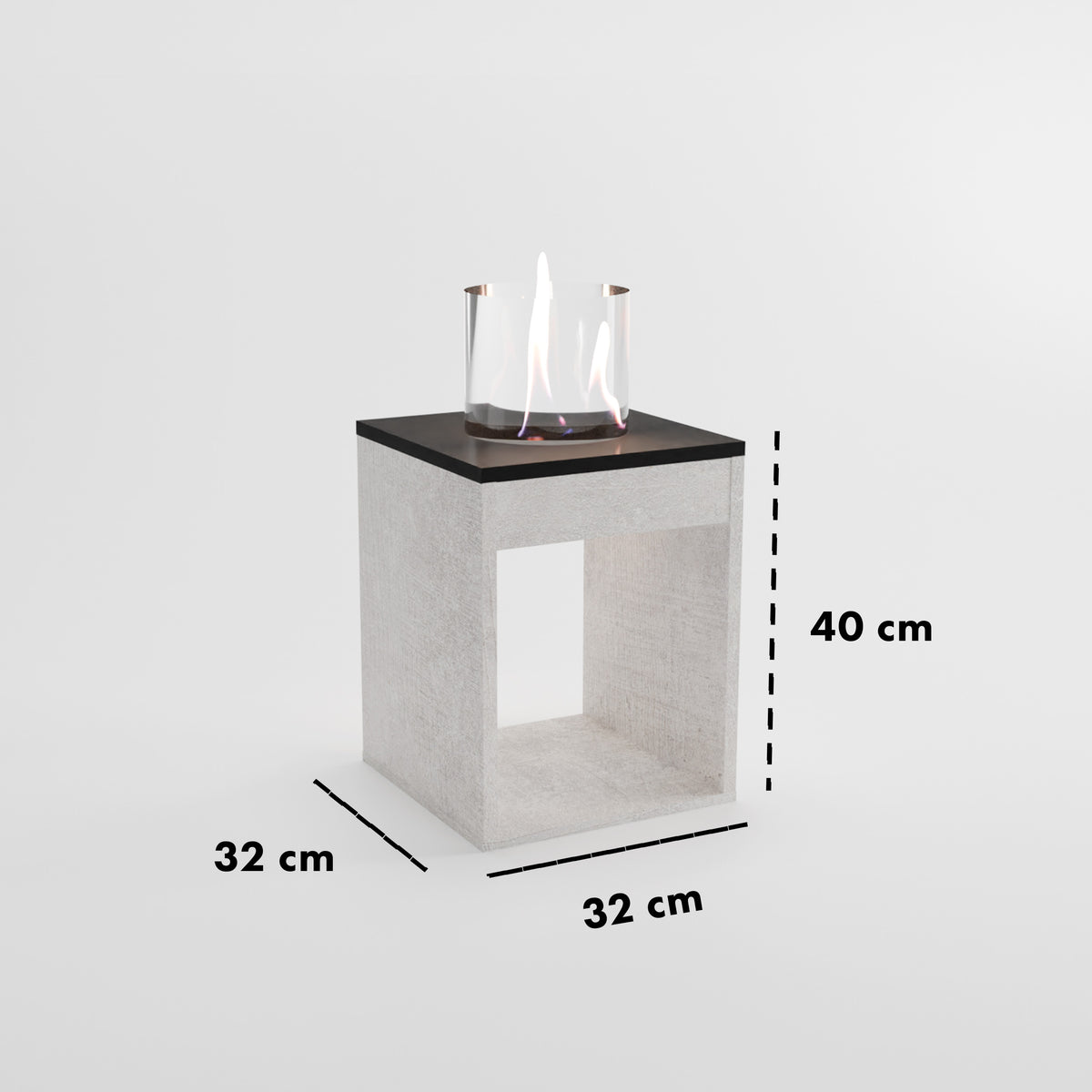 Cheminée à l’éthanol Glow Fire Emma Concept S