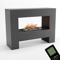 Glow Fire Fallada Grau Elektrokamin mit Wasserdampf