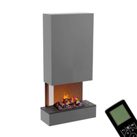 Glow Fire Hölderlin Hoch Elektrokamin Opti-Myst Cassette 500 mit Holzdekoration