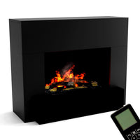 Glow Fire Hauptmann Schwarz Elektrokamin mit Wasserdampf