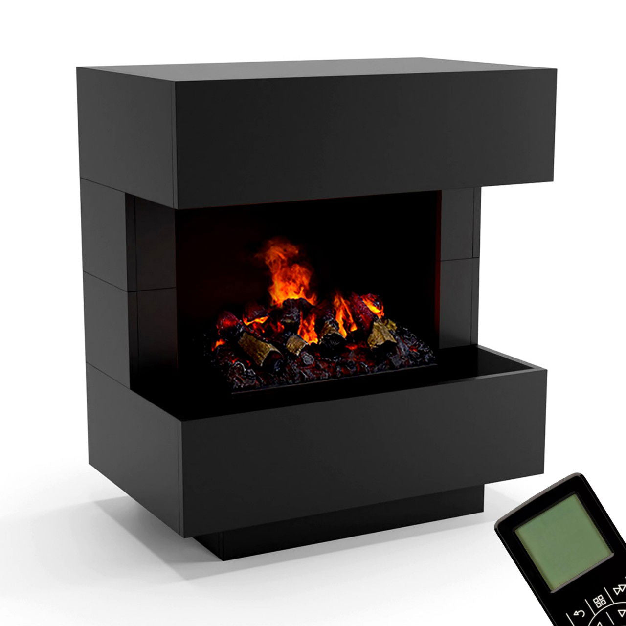 Glow Fire Kleist Elektrokamin Opti-Myst Cassette 500 mit Holzdekoration