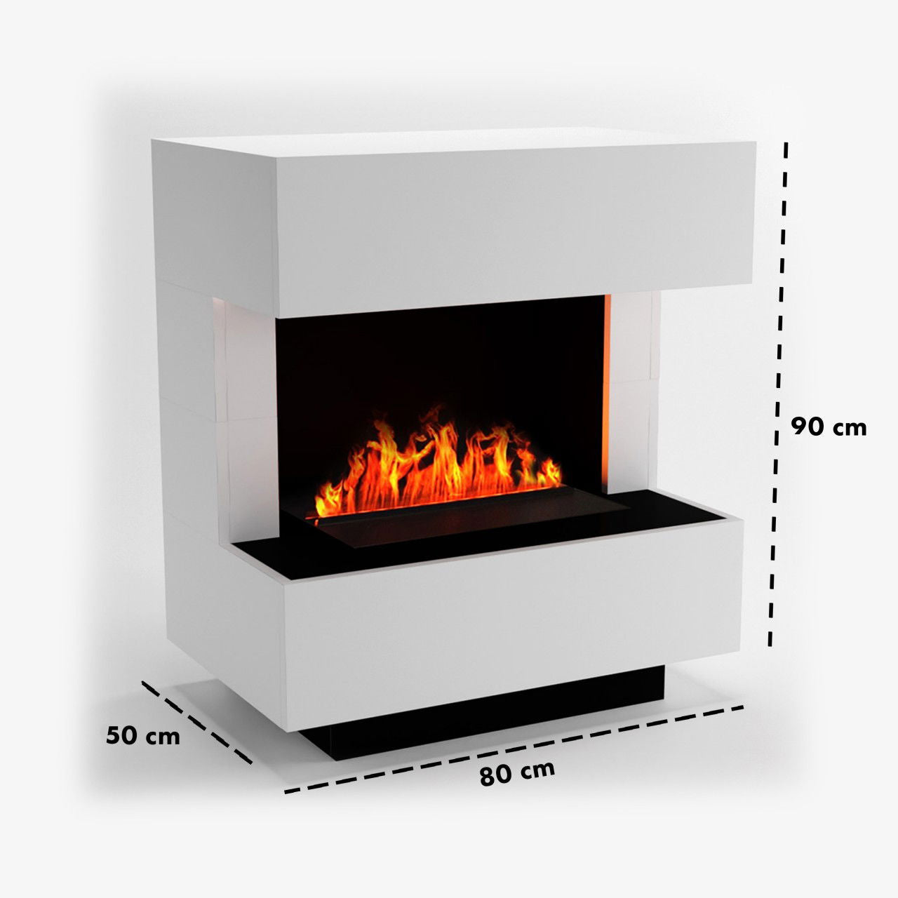 Glow Fire Kleist Elektrokamin Opti-Myst Cassette 500 ohne Holzdekoration