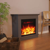 Glow Fire Atlas Grau Elektrokamin