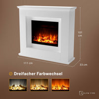 Glow Fire Europa Weiß Elektrokamin