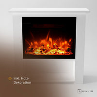 Glow Fire Thebe Weiß Elektrokamin