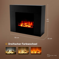Glow Fire Metis Elektrokamin Schwarz