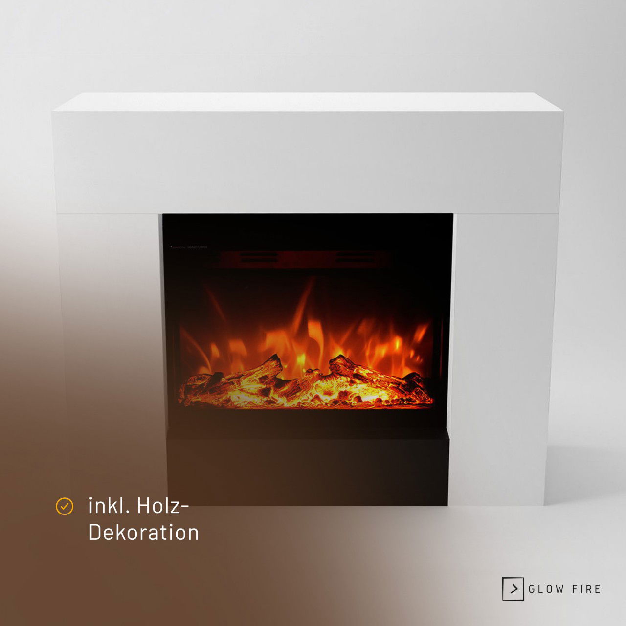 Glow Fire Metis Weiß Elektrokamin