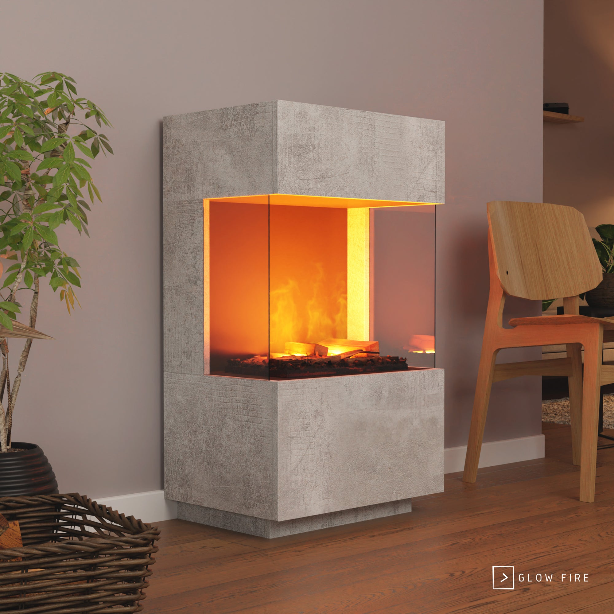 Cheminée électrique Glow Fire OGF 1 Mini
