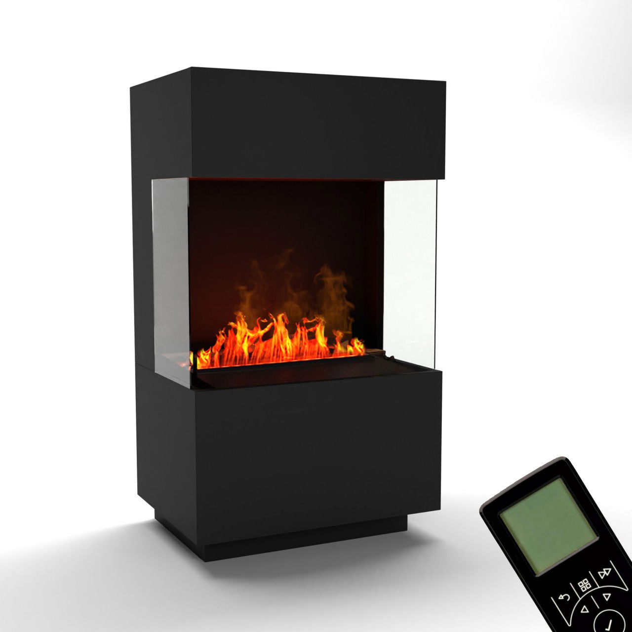 Glow Fire OGF1 Mini Schwarz Elektrokamin mit Wasserdampf
