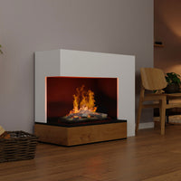 Glow Fire Planck Hoch Linksoffen Weiß Elektrokamin mit Wasserdampf