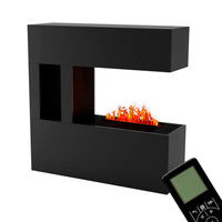 Glow Fire Schiller Pocket Schwarz Elektrokamin mit Wasserdampf
