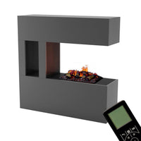 Glow Fire Schiller Pocket Elektrokamin Opti-Myst Cassette 500 mit Holzdekoration