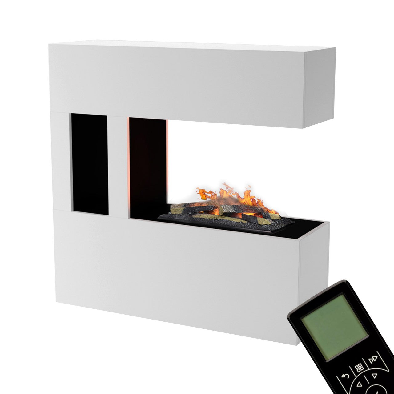 Glow Fire Schiller Pocket Weiß Elektrokamin mit Wasserdampf