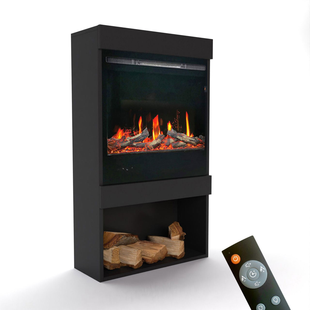 Glow Fire SCM-1 Schwarz Elektrokamin 