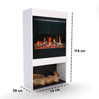 Glow Fire SCM-1 Elektrokamin Weiß
